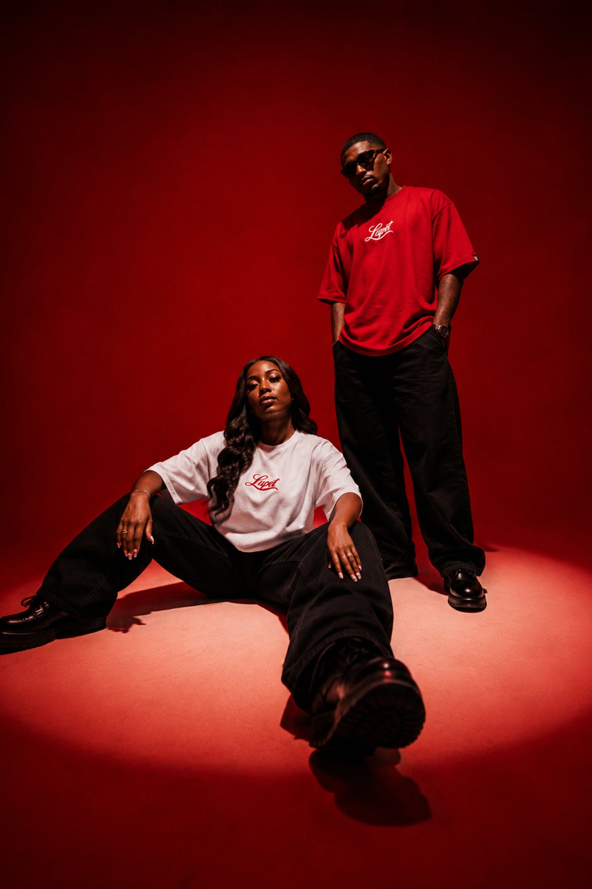 F*CK NORMAL LUPET OVERSIZED TEE RED