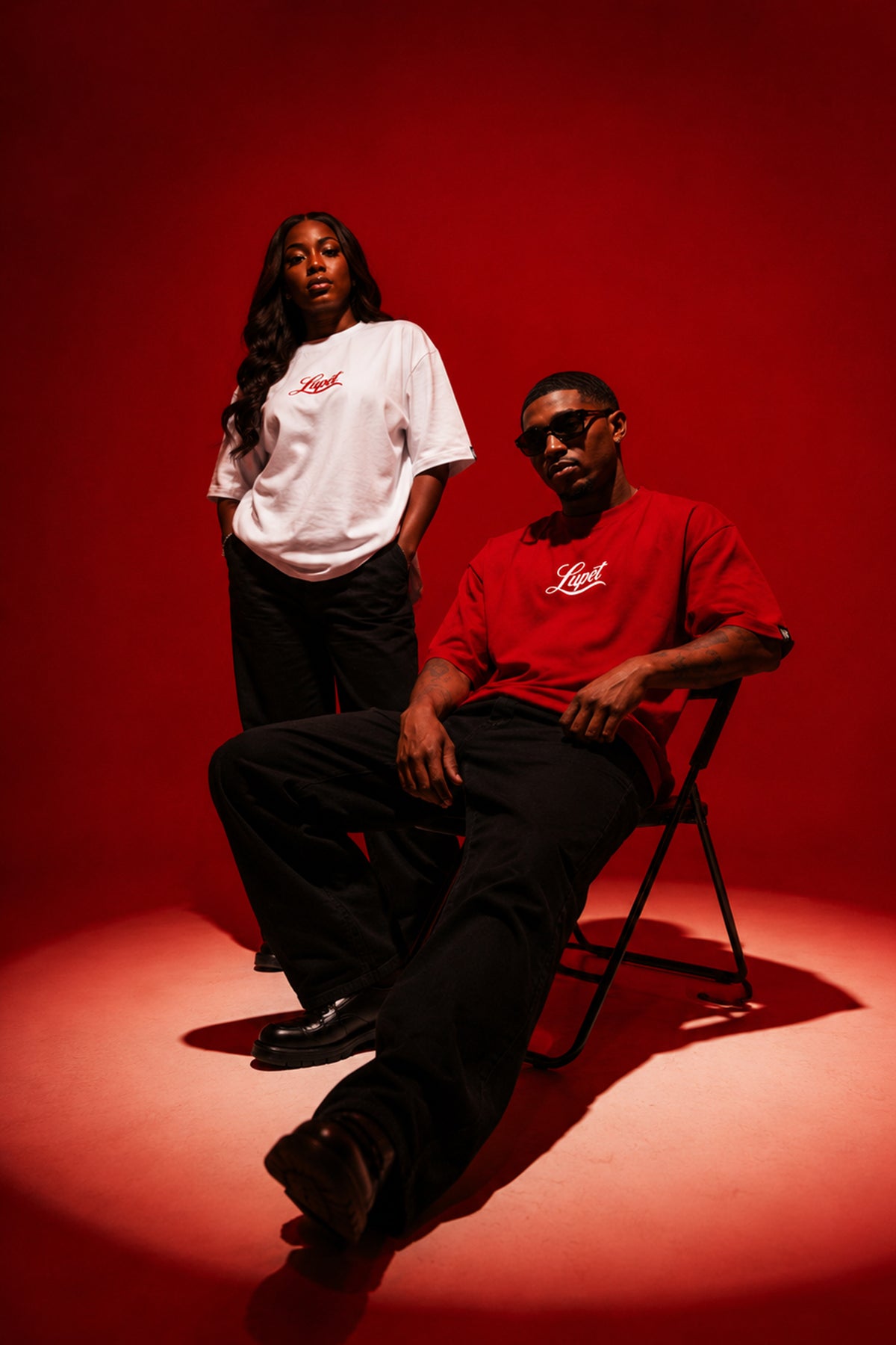 F*CK NORMAL LUPET OVERSIZED TEE RED