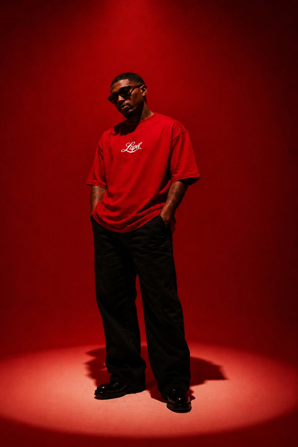 F*CK NORMAL LUPET OVERSIZED TEE RED