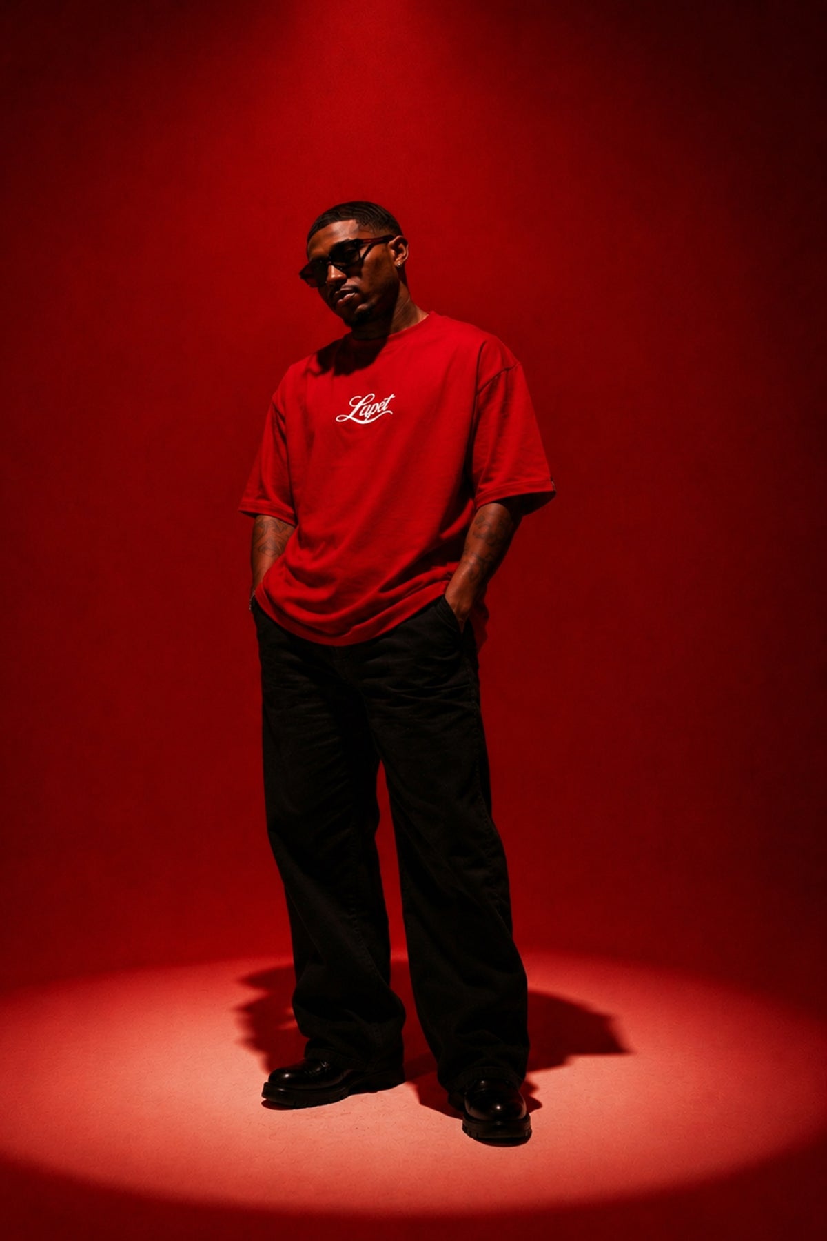 F*CK NORMAL LUPET OVERSIZED TEE RED