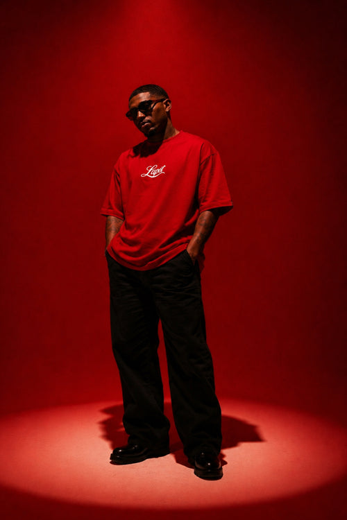 F*CK NORMAL LUPET OVERSIZED TEE RED